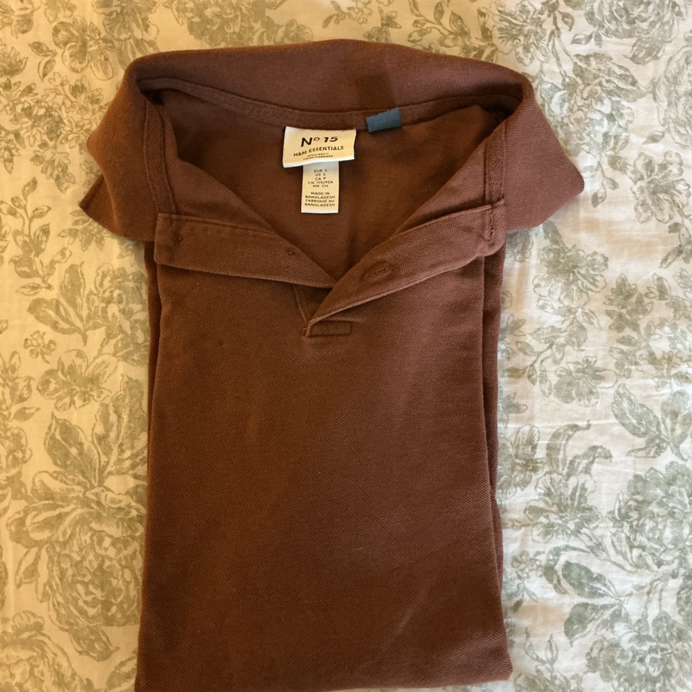 H&M Essentials Brown Knit Top